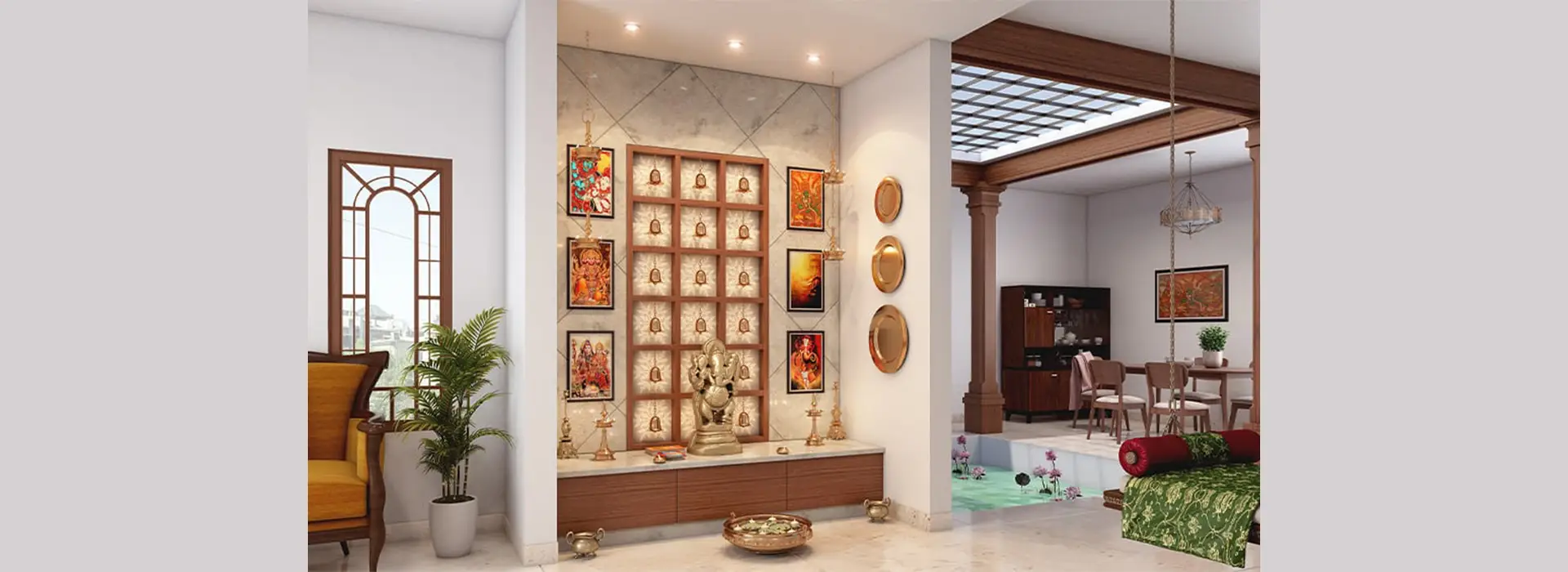 Pooja Room Interiors in Chennai